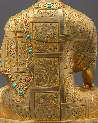 Shakyamuni Buddha Statue | Traditional Tibetan Buddhist Art