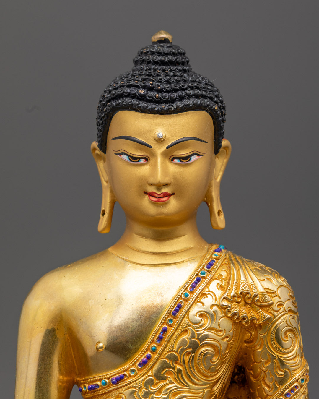 Shakyamuni Buddha Statue | Sacred Hand-Carved Buddhist Art