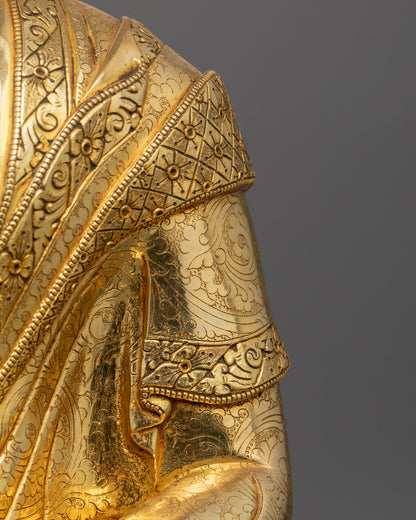 Shakyamuni Buddha Statue | Traditional Nepalese Buddhist Art