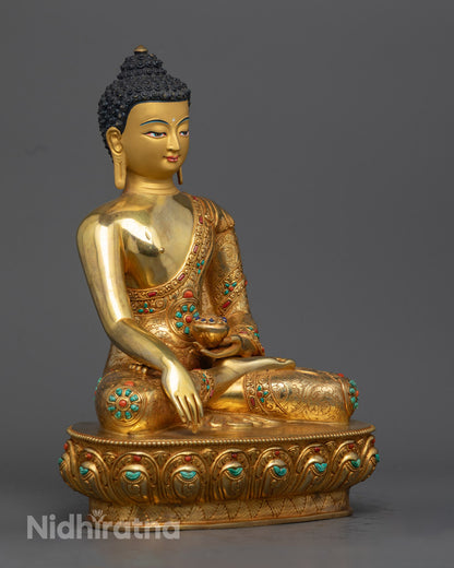 Shakyamuni Buddha Statue | Handcrafted Buddhist Art