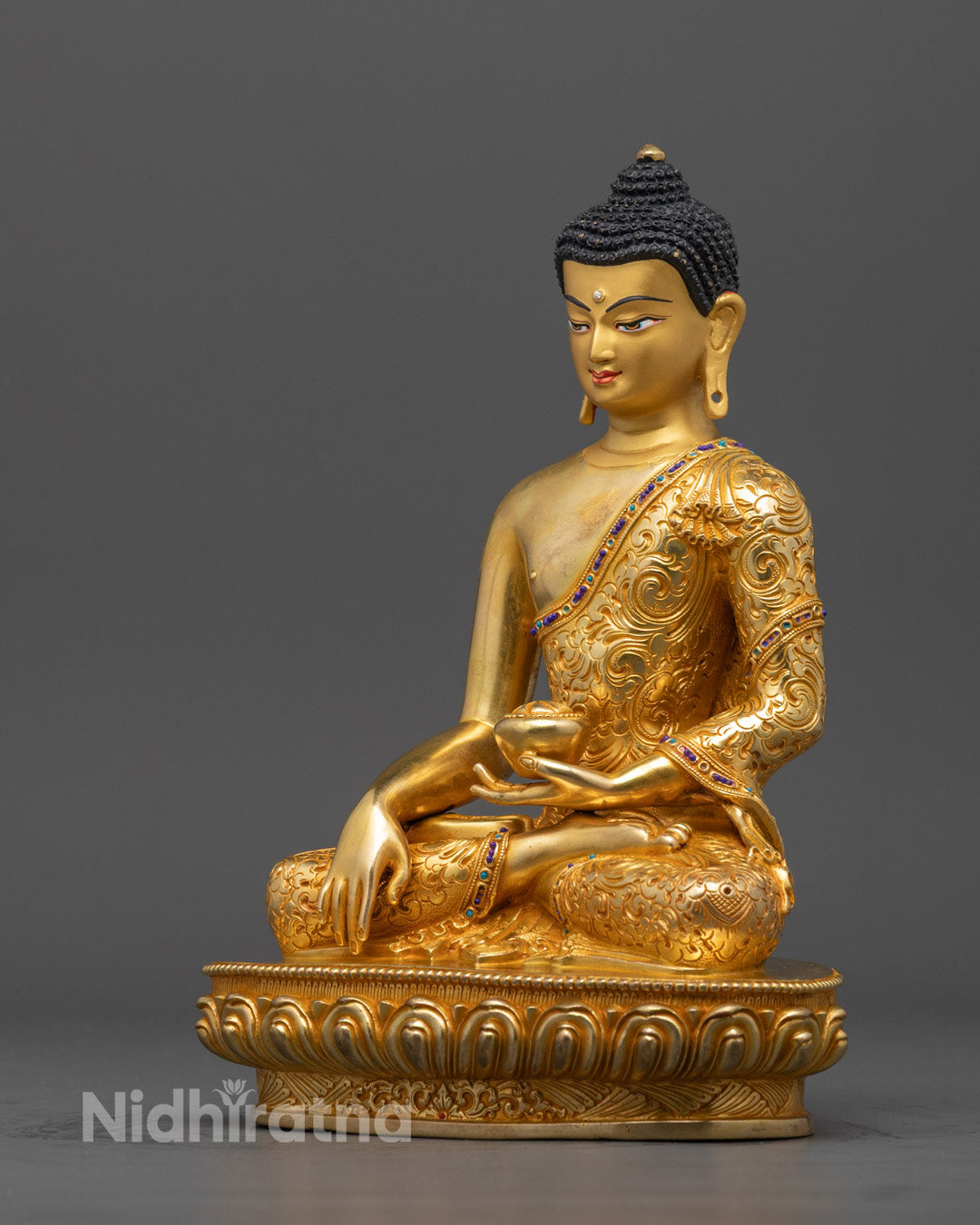 Shakyamuni Buddha Statue | Sacred Hand-Carved Buddhist Art