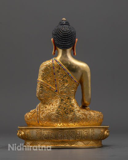 Shakyamuni Buddha Statue | Sacred Hand-Carved Buddhist Art