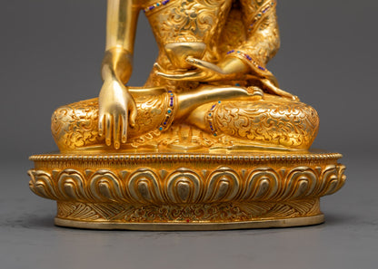 Shakyamuni Buddha Statue | Sacred Hand-Carved Buddhist Art