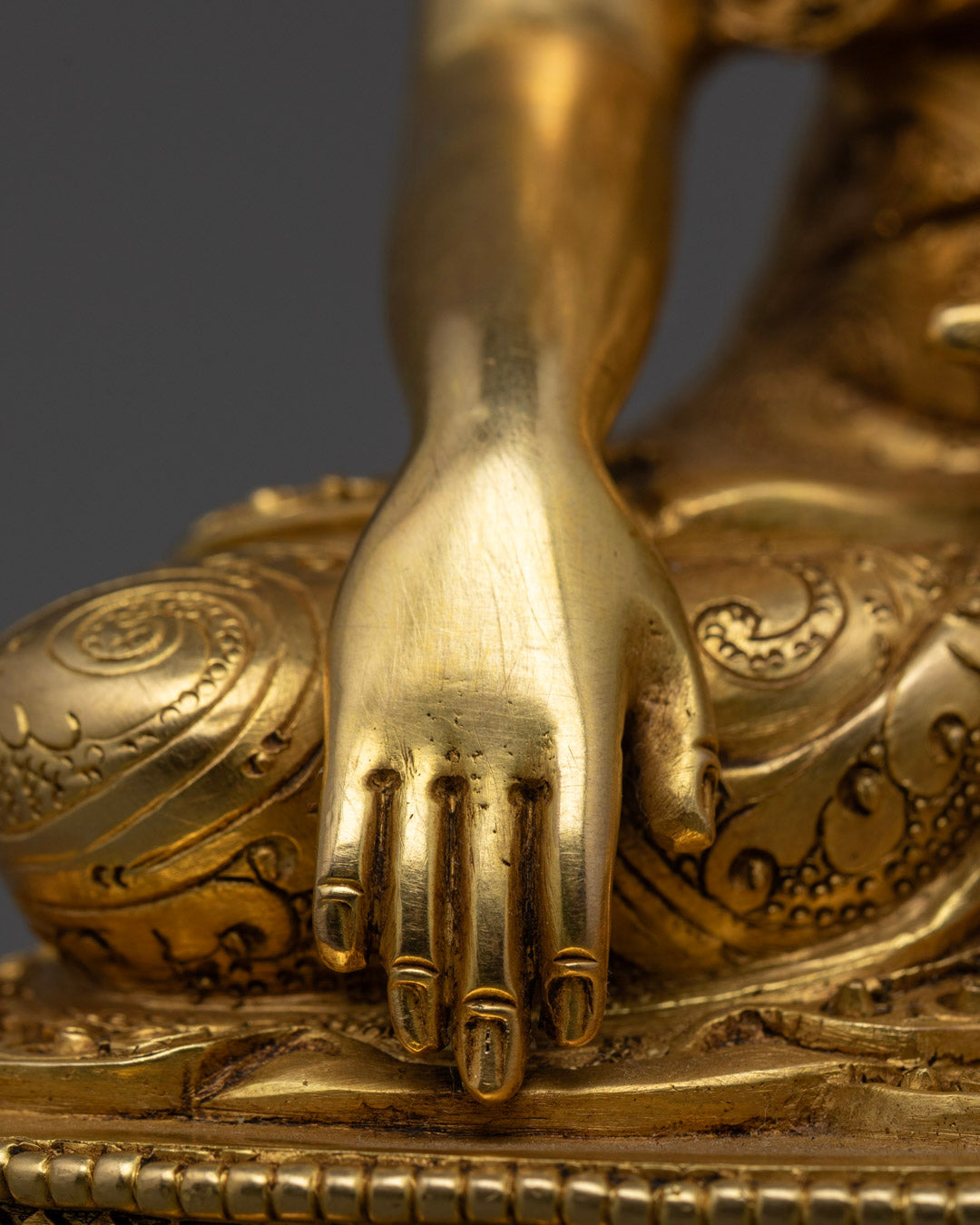 Shakyamuni Buddha Statue | Hand-Carved Copper Artwork from Nepal