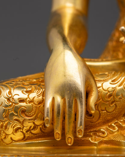 Shakyamuni Buddha Statue | Sacred Hand-Carved Buddhist Art