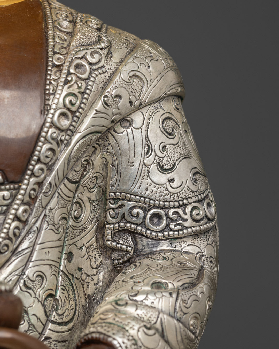 Oxidized Shakyamuni Buddha Statue | Handcrafted in Nepal