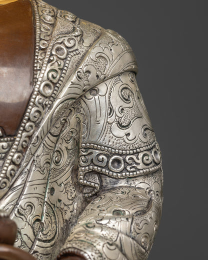 Oxidized Shakyamuni Buddha Statue | Handcrafted in Nepal