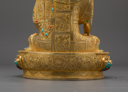 Shakyamuni Buddha Statue | Traditional Tibetan Buddhist Art