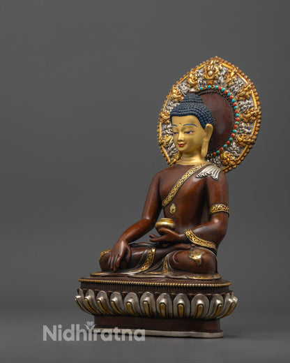 Majestic Buddha Shakyamuni Sculpture | Handcrafted Enlightenment Art