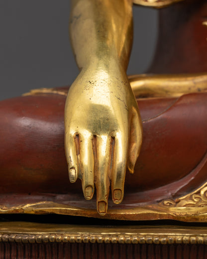 Spiritual Shakyamuni Buddha Statue | Handcrafted Himalayan Statue