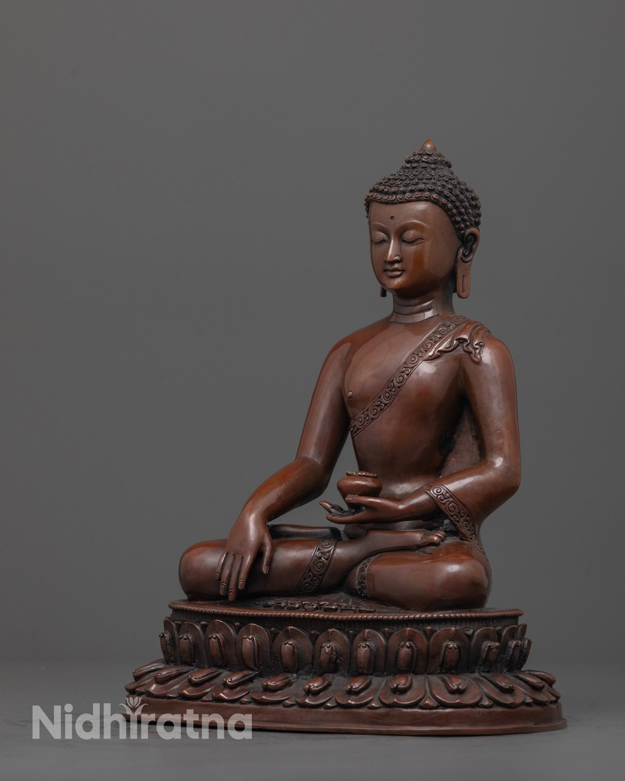 Sacred Shakyamuni Buddha Sculpture | Buddhist Decor for Home