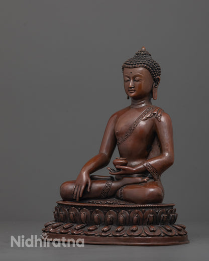 Sacred Shakyamuni Buddha Sculpture | Buddhist Decor for Home