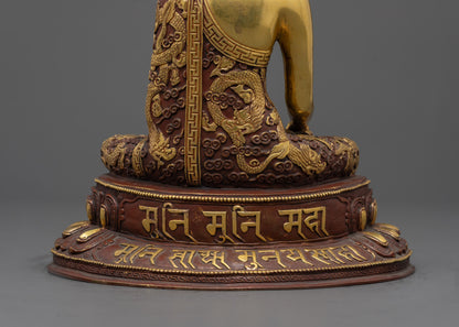 Serene Meditating Buddha Statue | Sacred Shakyamuni Buddha Figurine