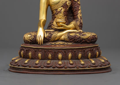 Serene Meditating Buddha Statue | Sacred Shakyamuni Buddha Figurine