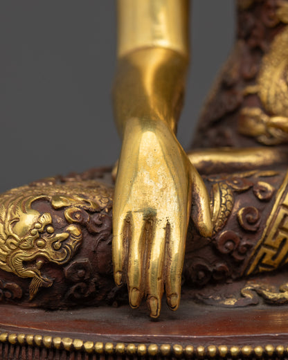 Serene Meditating Buddha Statue | Sacred Shakyamuni Buddha Figurine