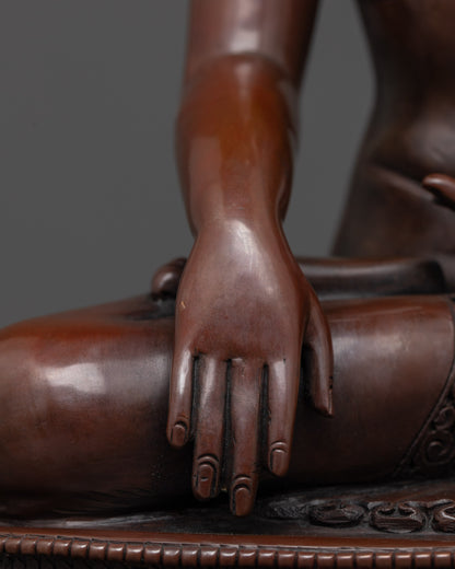 Sacred Shakyamuni Buddha Sculpture | Buddhist Decor for Home