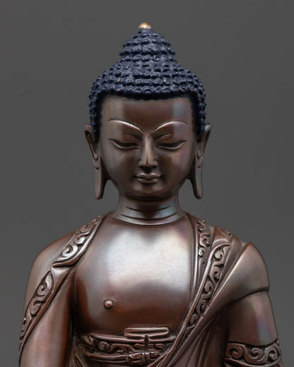 Nepalese Shakyamuni Buddha Statue | A Sacred Meditation Companion