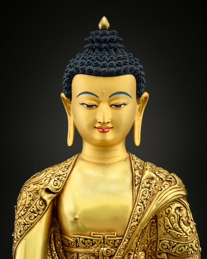 Shakyamuni Buddha Statue | Handcrafted Spiritual Decor