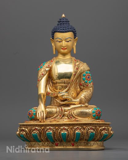 Shakyamuni Buddha Statue | Sacred Tibetan Buddha Figure