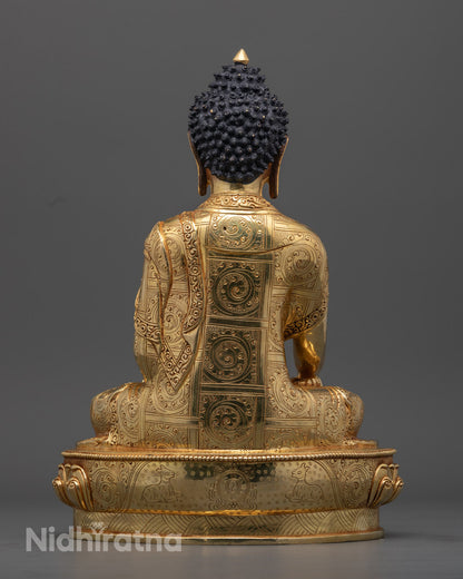 Shakyamuni Buddha Statue | Tibetan Himalayan Artwork