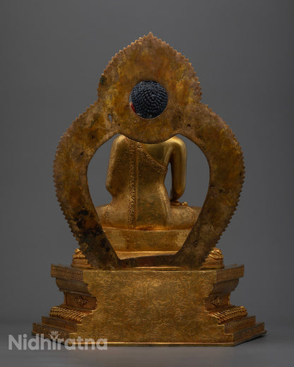 Shakyamuni Buddha Tibetan Statue | Meditation Sculpture
