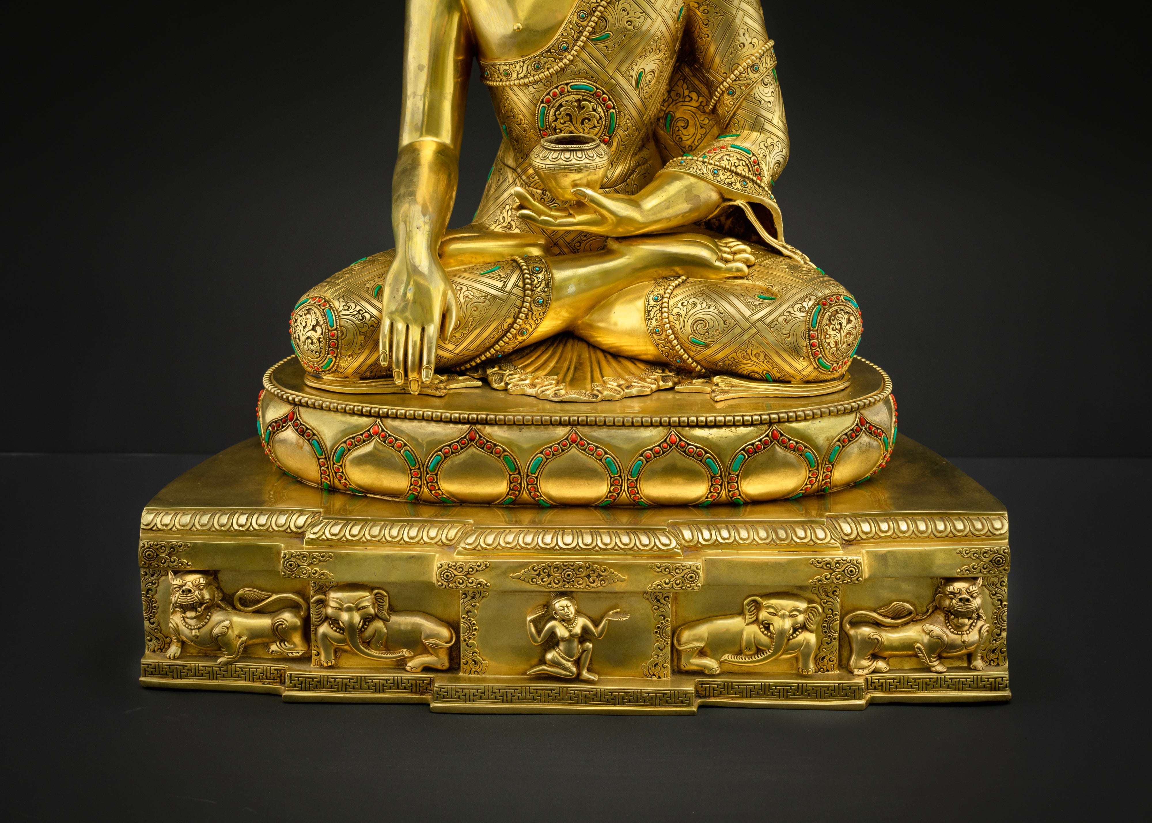 Vajrayana Shakyamuni Buddha Statue | Tibetan Sacred Buddhist Art