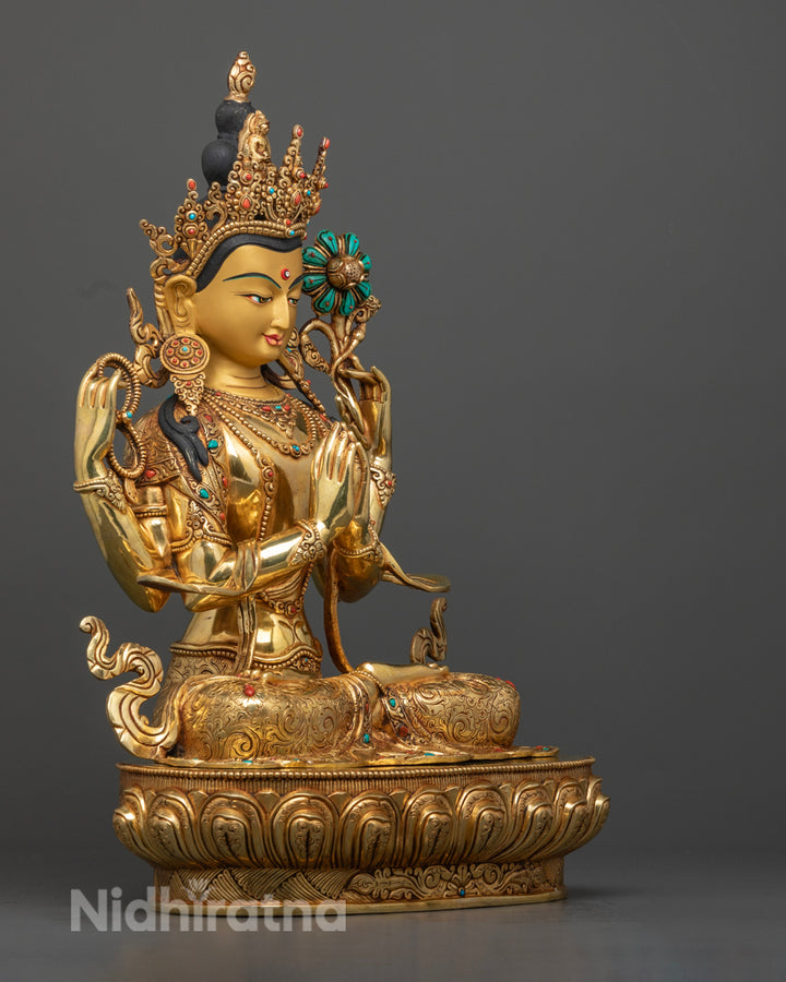 Buddhist Chenrezig Statue | Himalayan Sacred Art