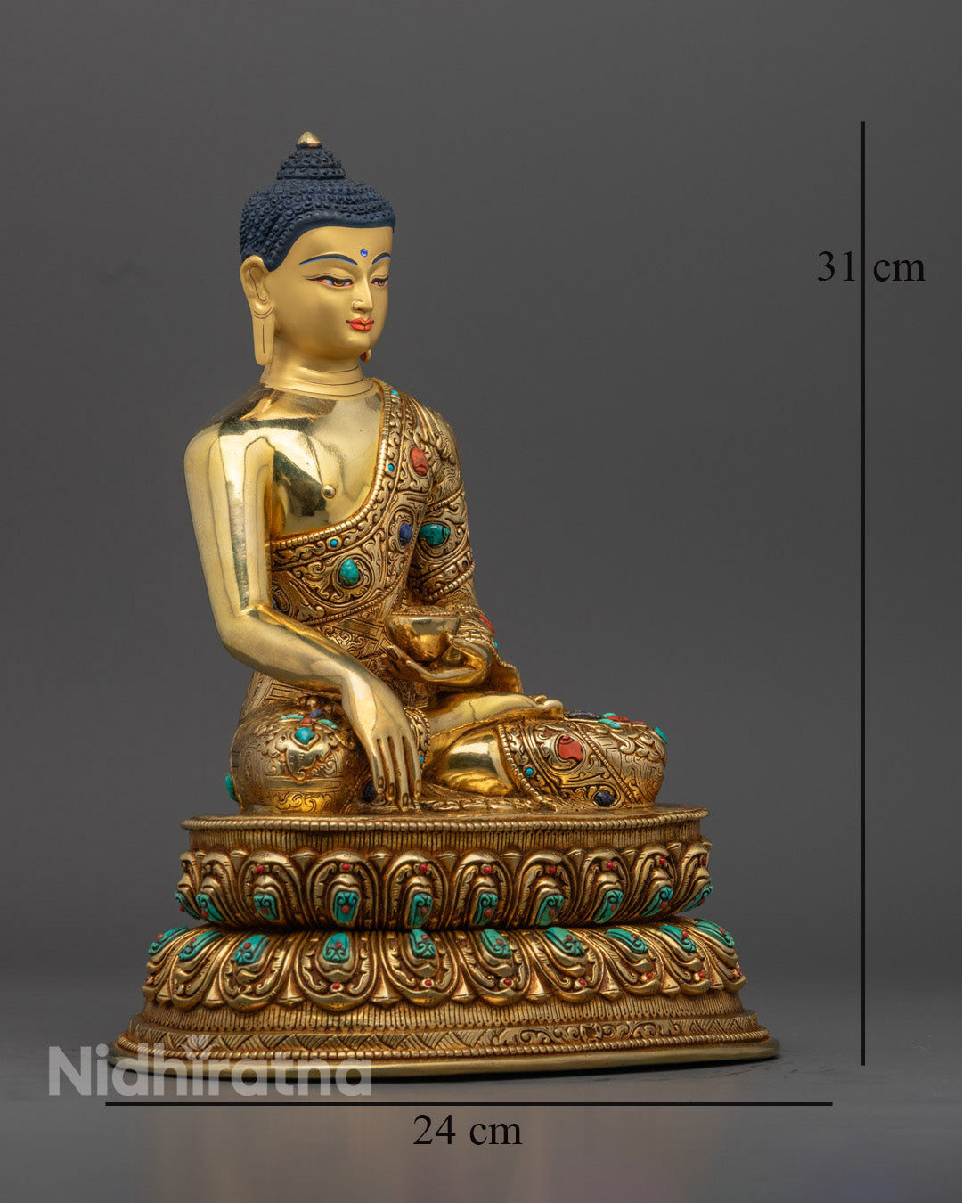 Shakyamuni Buddha Statue | Traditionally Hand-Carved