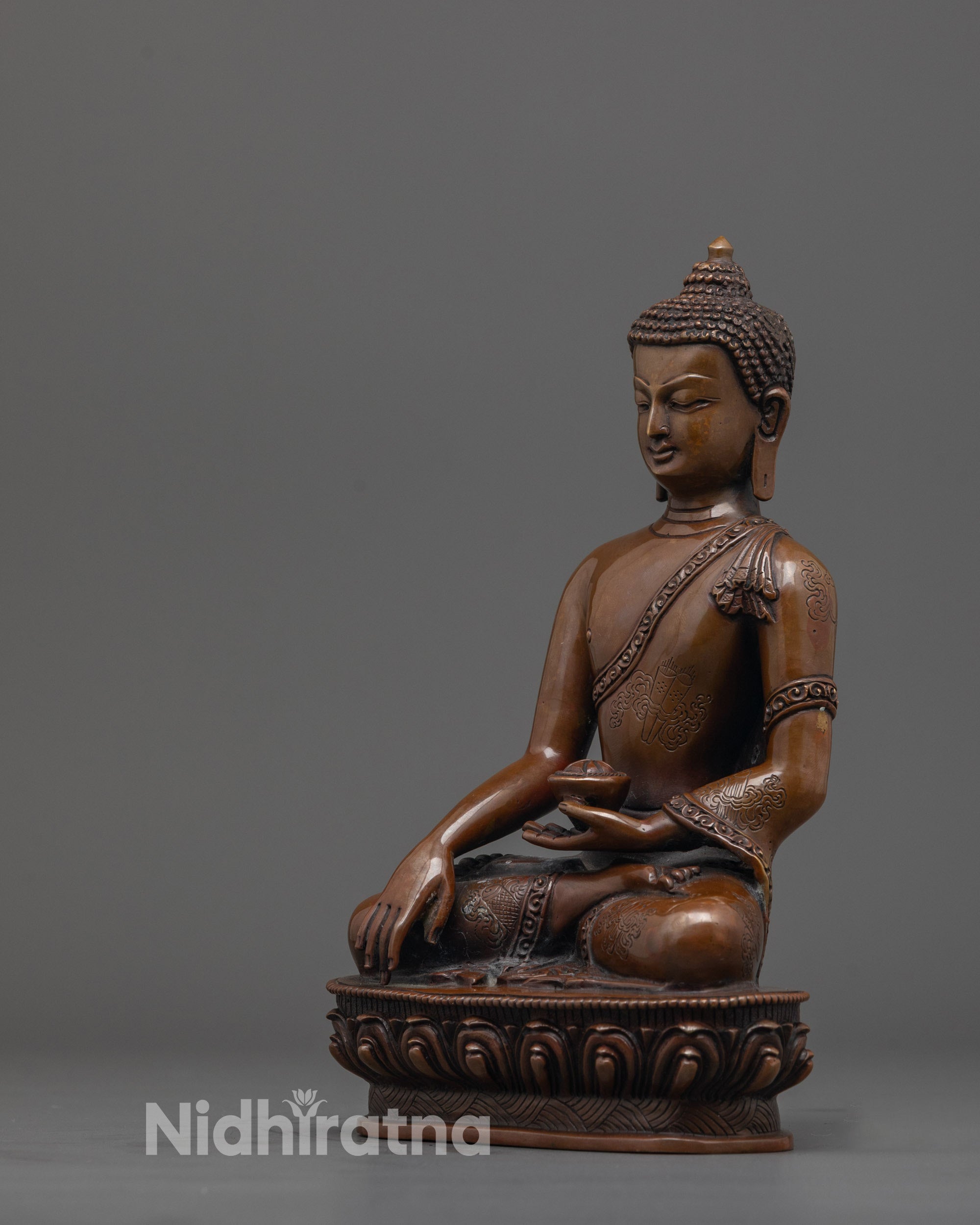 Awakened Shakyamuni Buddha Statue | Sculpture of the Dharma Teacher
