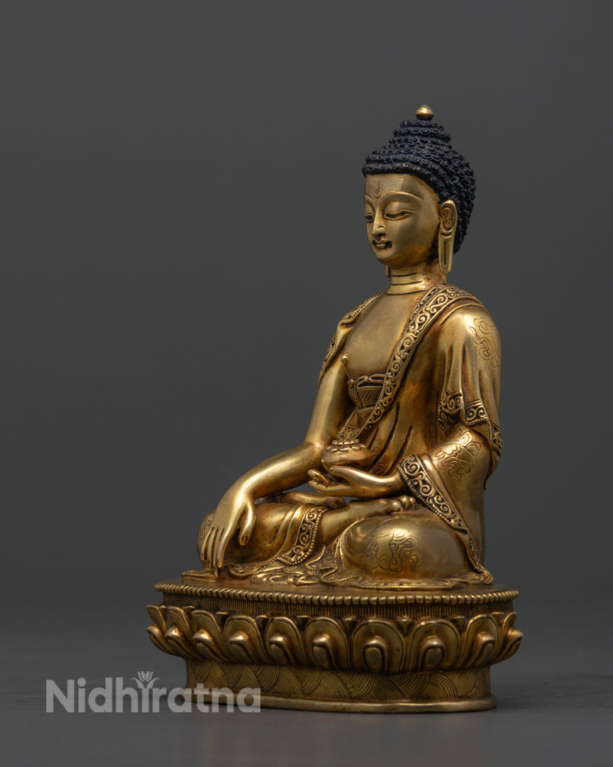 Buddhist Shakyamuni Buddha Statue | Tibetan Artwork