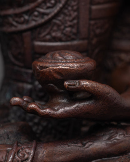 Machine-Produced Buddha Shakyamuni Statue | Elegant Spiritual Decor