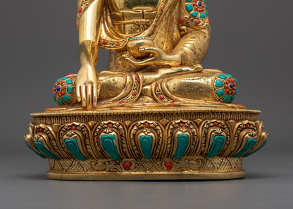 Shakyamuni Buddha Statue | Sacred Tibetan Buddha Figure