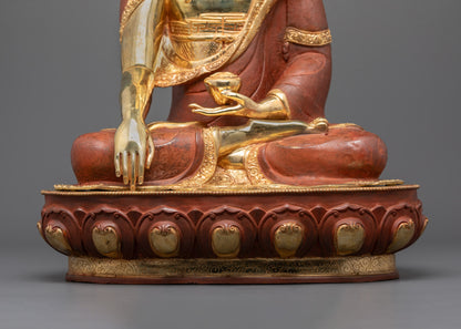 Tathagata Buddha Shakyamuni Statue | Tibetan Statue of Enlightened One
