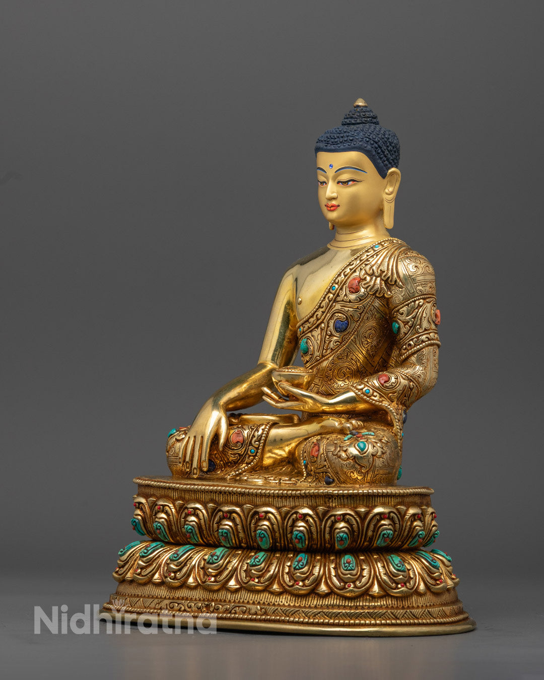 Shakyamuni Buddha Statue | Traditionally Hand-Carved