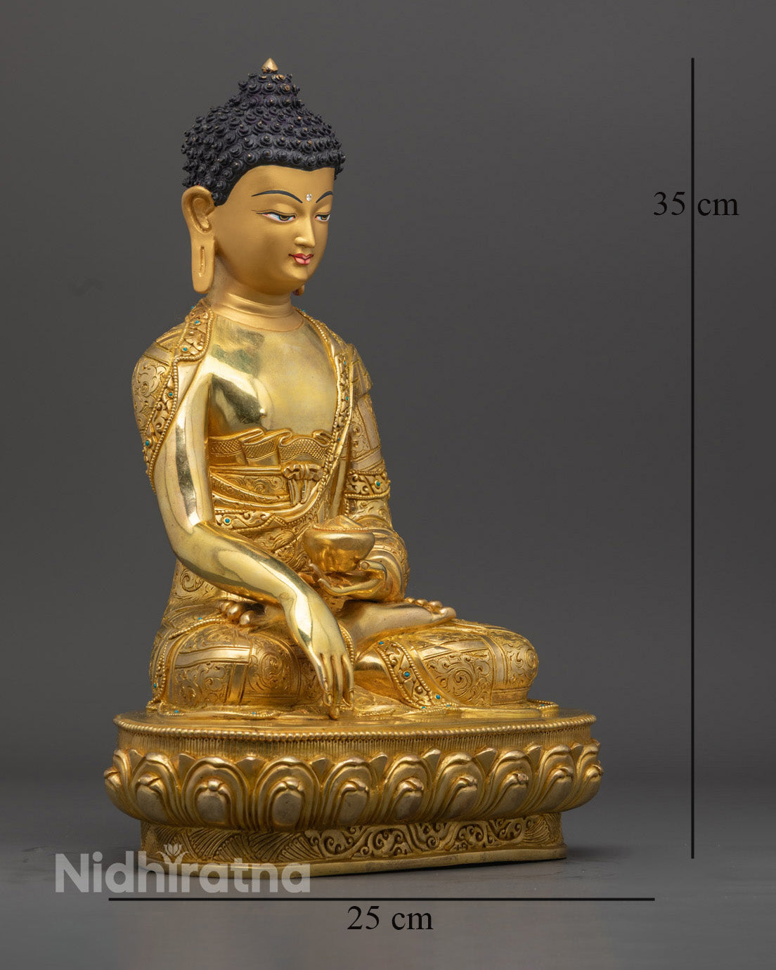 Nepalese Shakyamuni Buddha Statue | Handmade Buddhist Art
