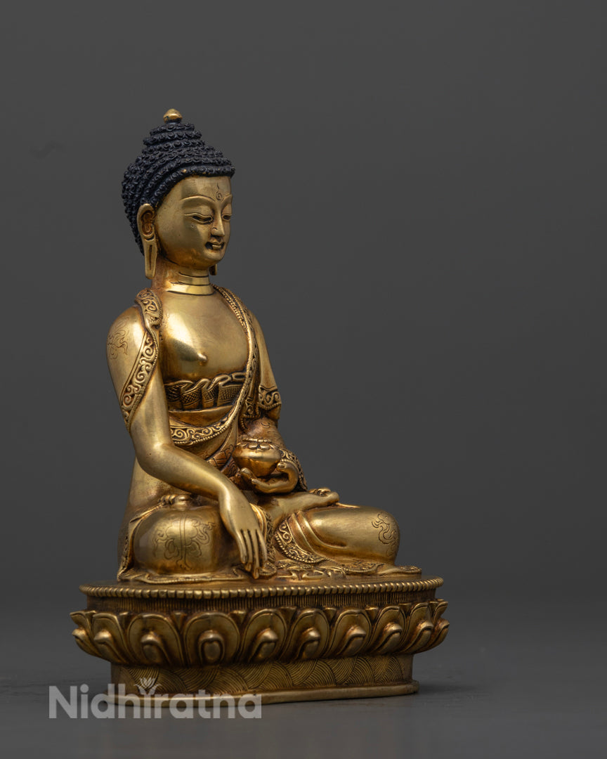 Buddhist Shakyamuni Buddha Statue | Tibetan Artwork