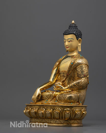 Buddha Shakyamuni Statue from Nepal | Masterful Artisan Craftsmanship