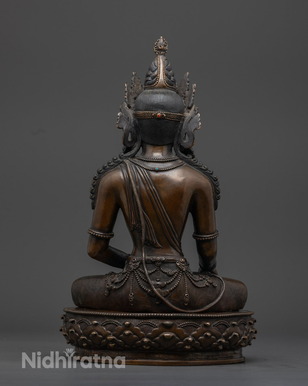 Elegant Crown Buddha Shakyamuni Statue
