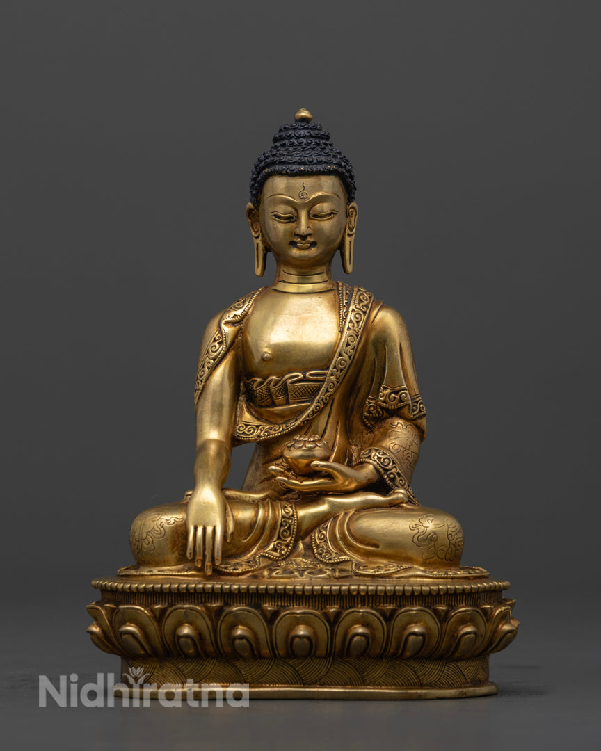 Buddhist Shakyamuni Buddha Statue | Tibetan Artwork