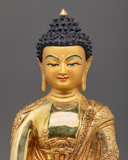 Shakyamuni Buddha Statue | Tibetan Himalayan Artwork