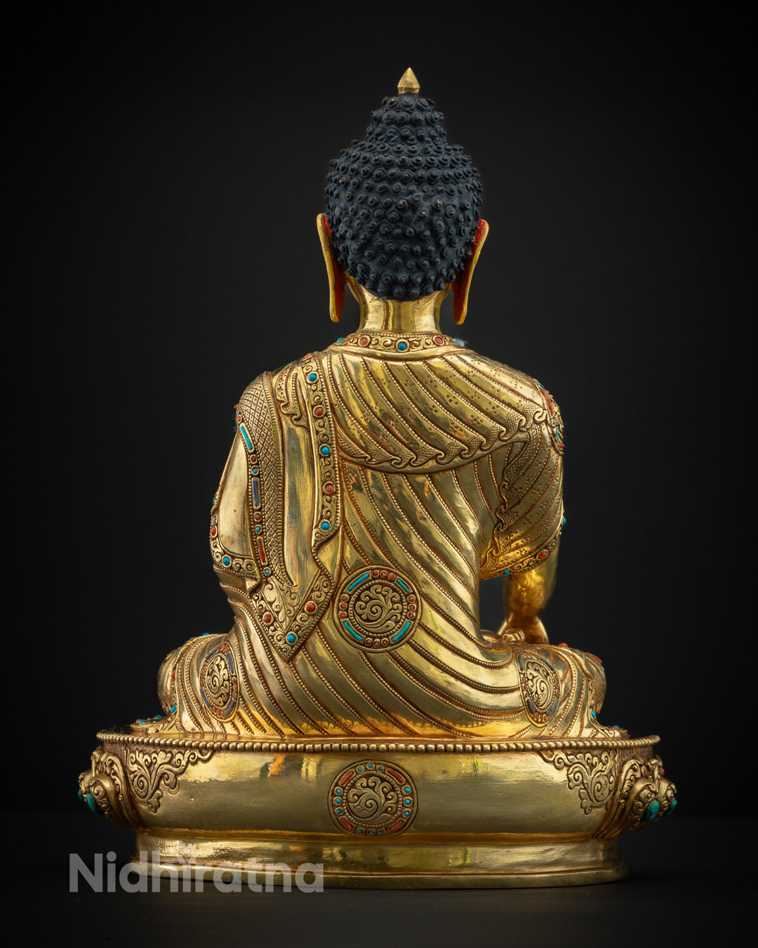 Sacred Shakyamuni Buddha Statue | Traditional Buddhist Altar