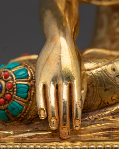 Shakyamuni Buddha Statue | Sacred Tibetan Buddha Figure