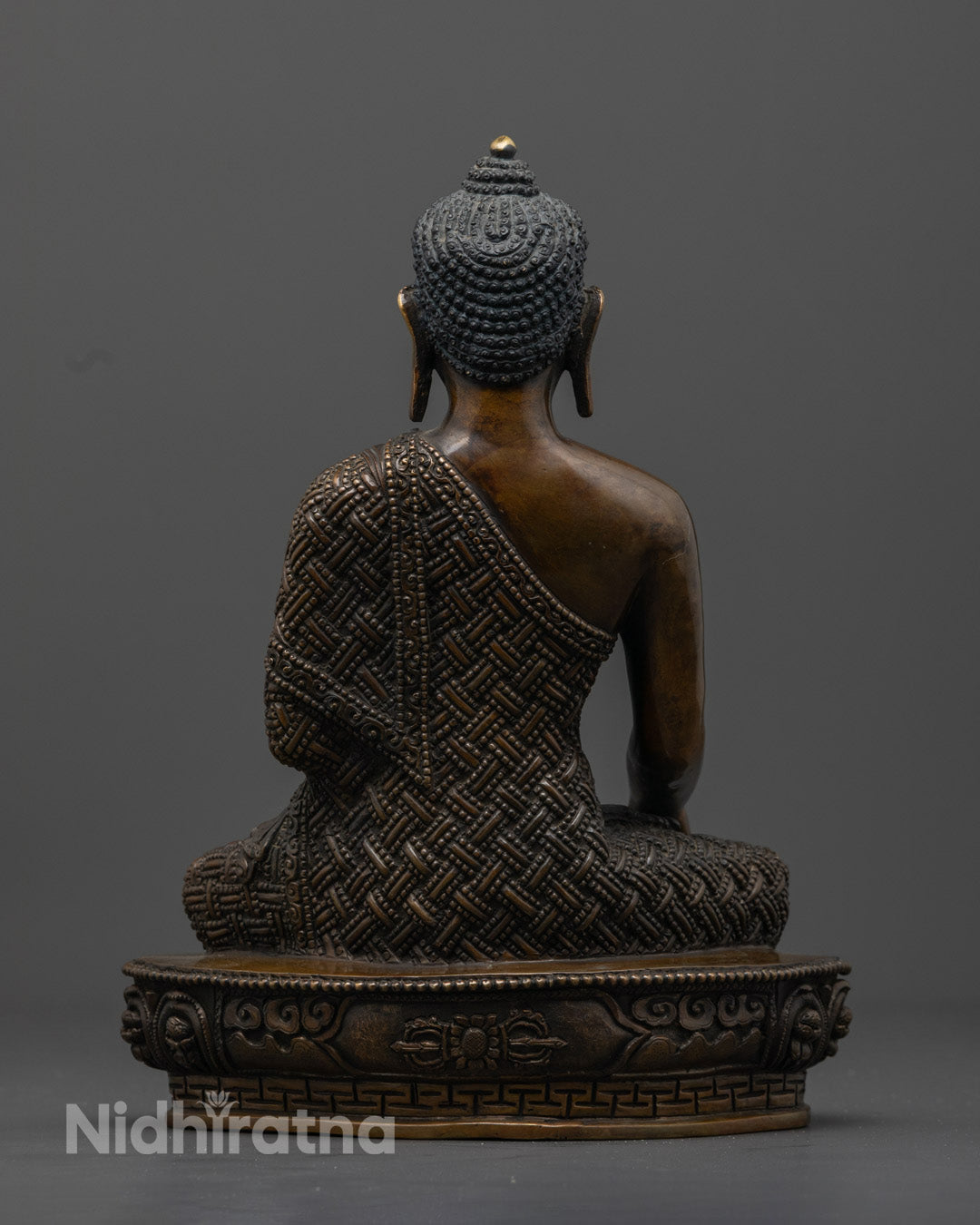 Shakyamuni Buddha Buddhist Statue | Handcrafted Oxidized piece