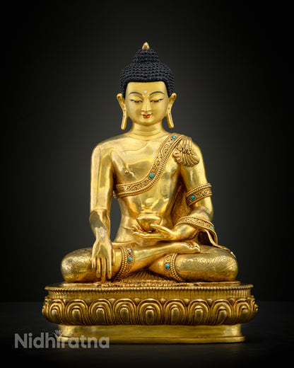 Tibetan Shakyamuni Buddha Statue | Meditation Statue