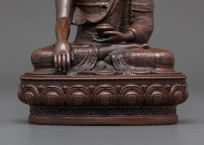 Nepalese Shakyamuni Buddha Statue | Spiritual Gift for Peace