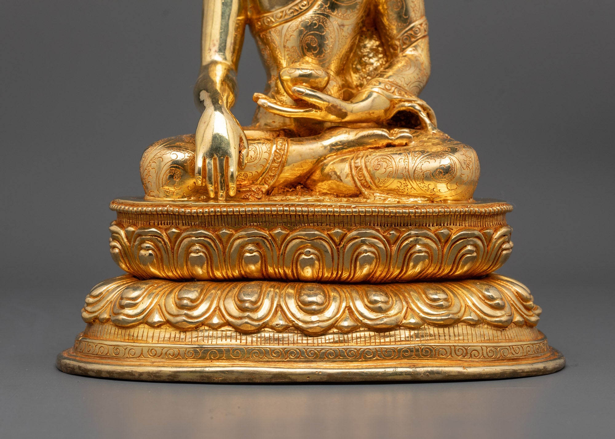 Shakyamuni Buddha Statue | Traditional Himalayan Buddhist Artwork