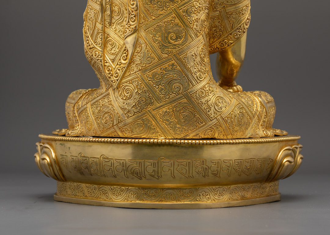 Shakyamuni Buddha Statue | Buddhist Tibetan Artwork