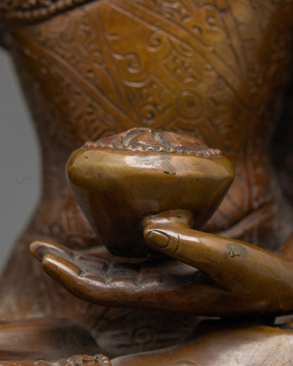 Shakyamuni Buddha Statue | Handcrafted Nepalese Enlightenment Icon