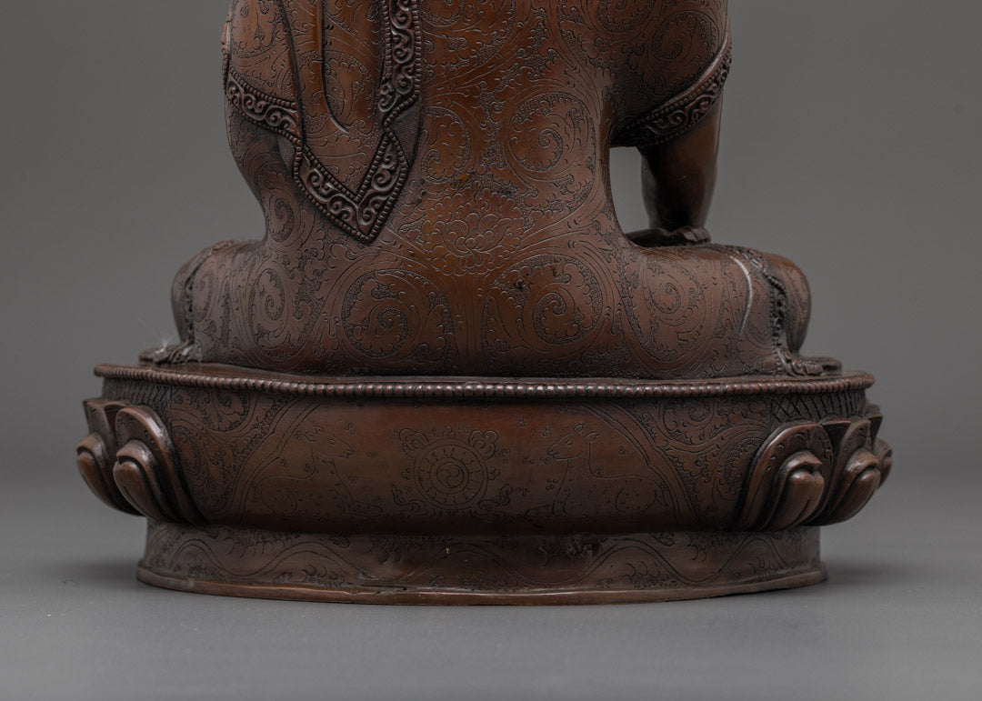 Shakyamuni Buddha Statue | Traditional Nepalese Buddhist Art