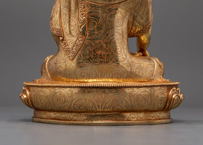 Meditating Buddha Shakyamuni Statue | Nepalese Craft